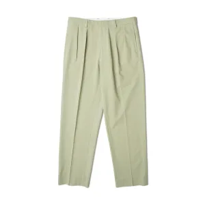 fucking awesome pleated pants (soft lime)