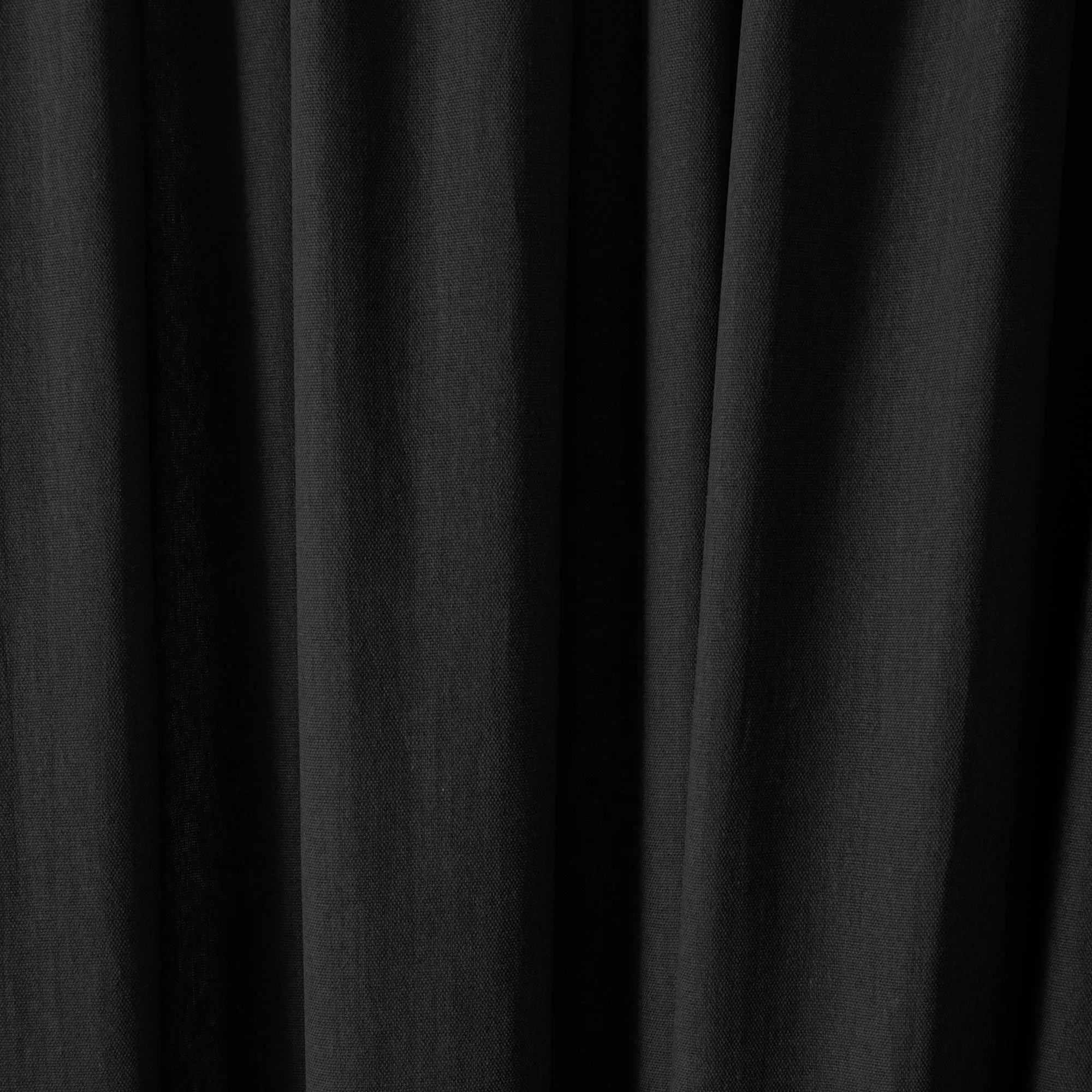 Fusion Dijon Pencil Pleat Curtains  - Black