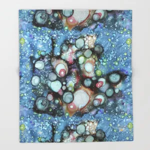 'Galaxy A' Modern Fleece Blanket