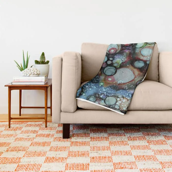 'Galaxy A' Modern Fleece Blanket