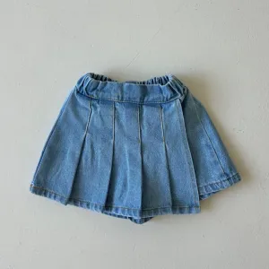 Girls Denim Skort