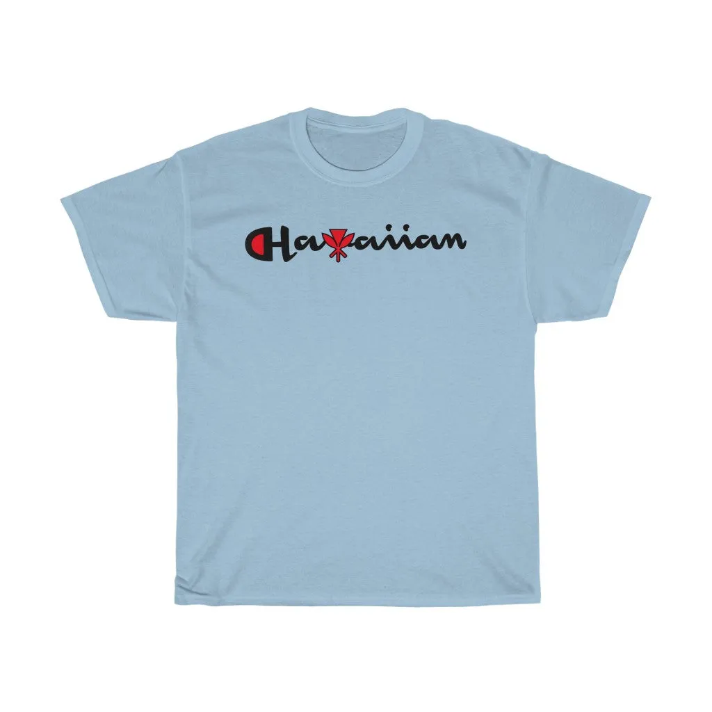 Hawaiian Kanaka Black print Tee