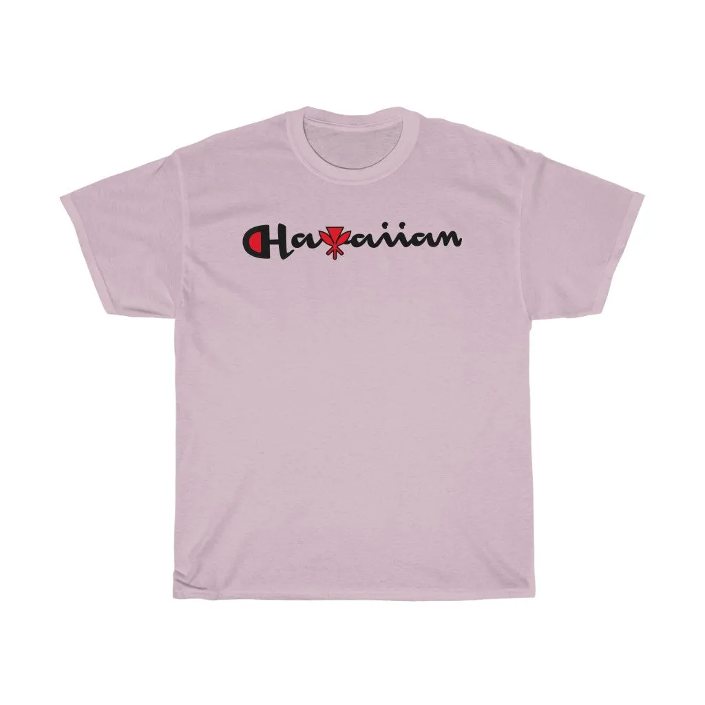 Hawaiian Kanaka Black print Tee