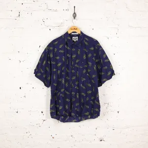 Headlock 90'S Pattern Print Shirt - Blue - XL