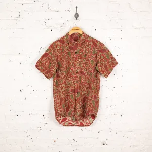 Headlock 90's Pattern Print Shirt - Red - M