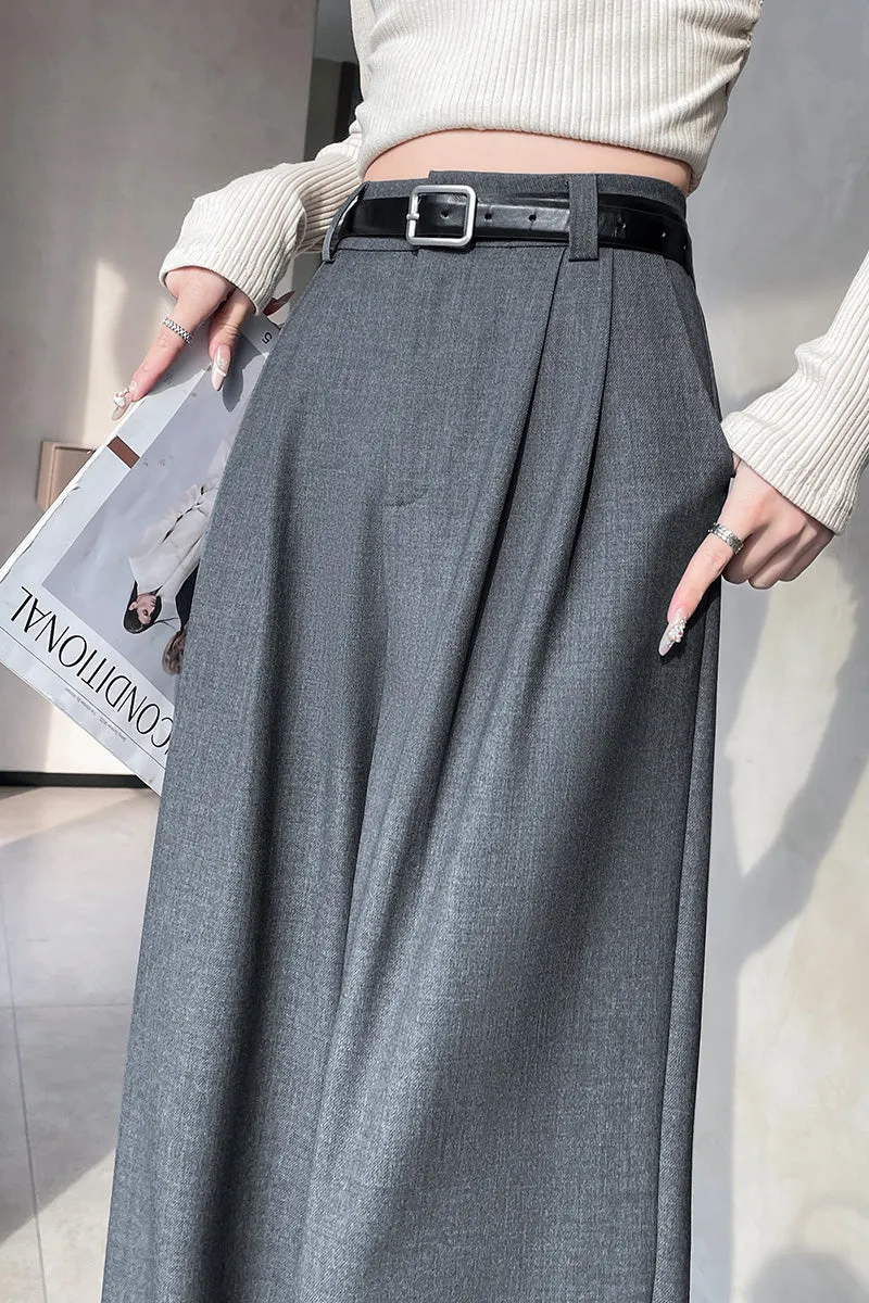 High-Waisted Breathable Pleated Pants for Effortless Style