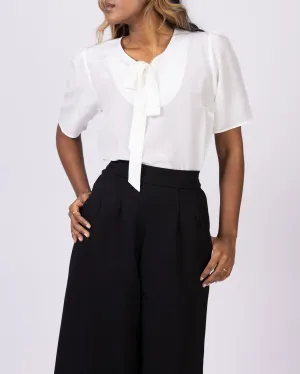 Honey Trap | Silk Bow Blouse