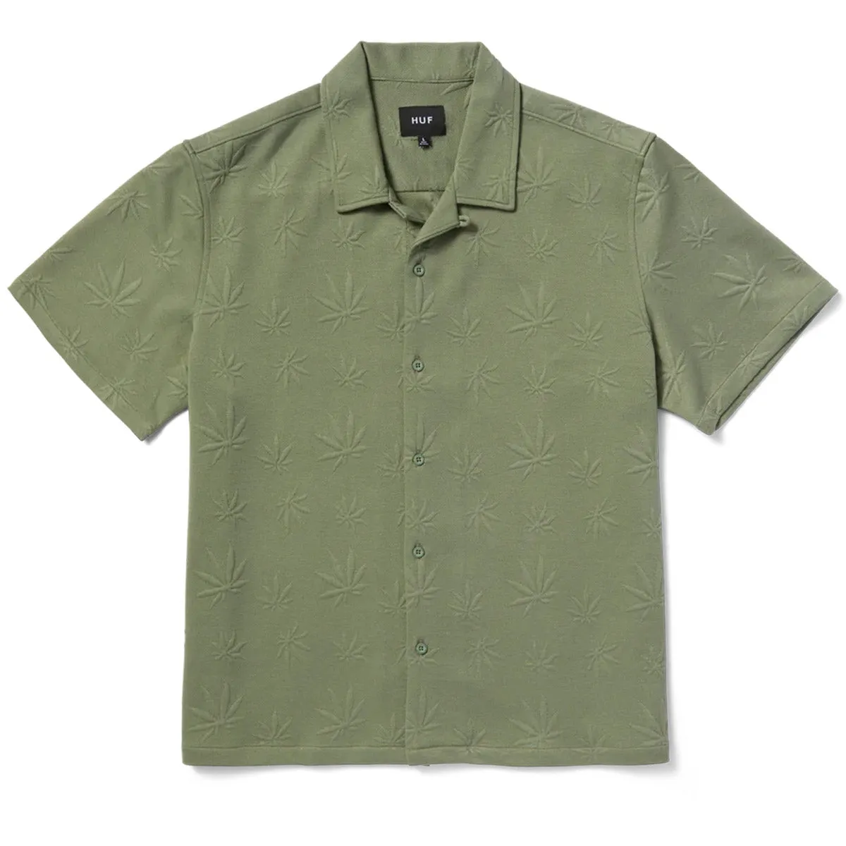Huf - Plantlife Jacquard Shirt Moss