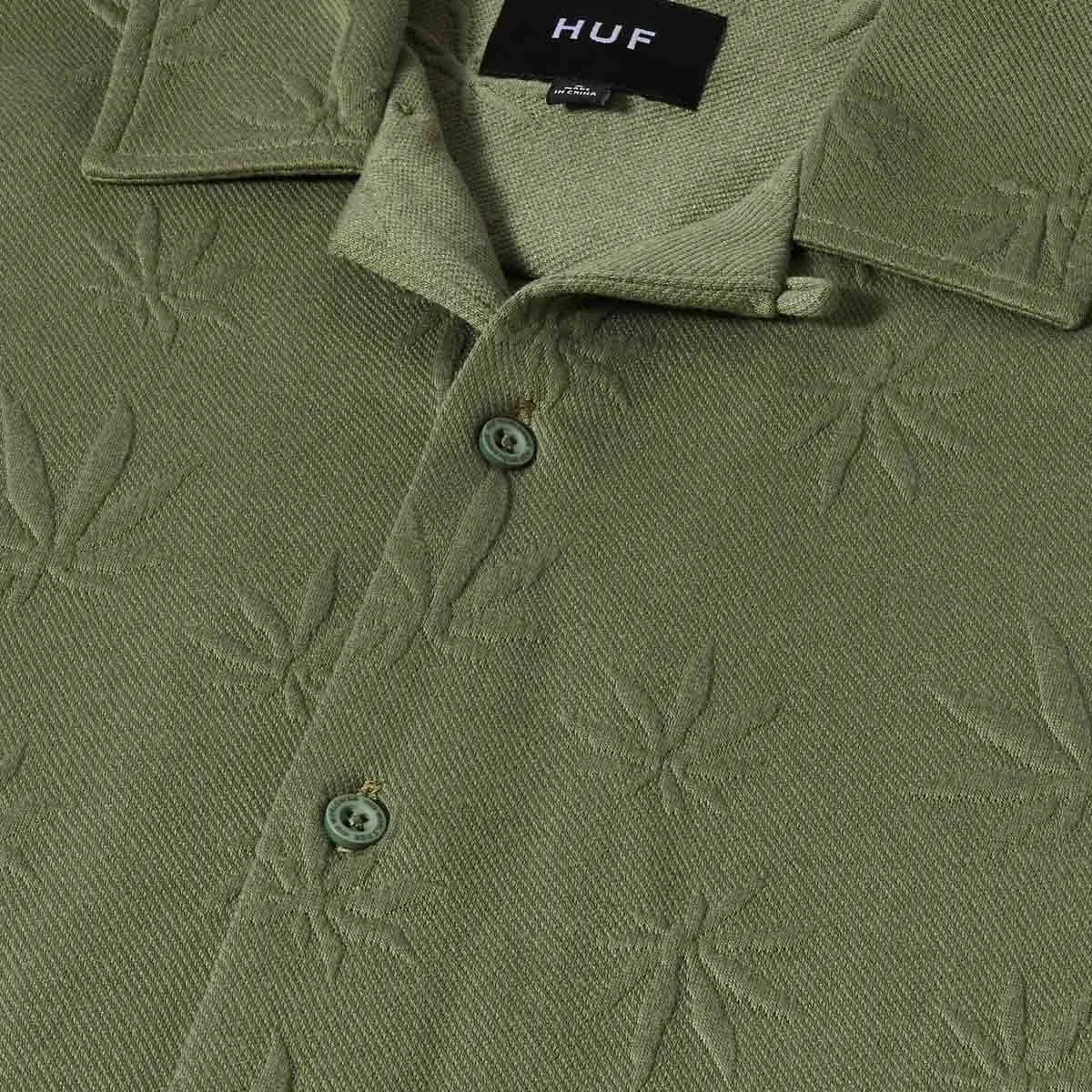 Huf - Plantlife Jacquard Shirt Moss