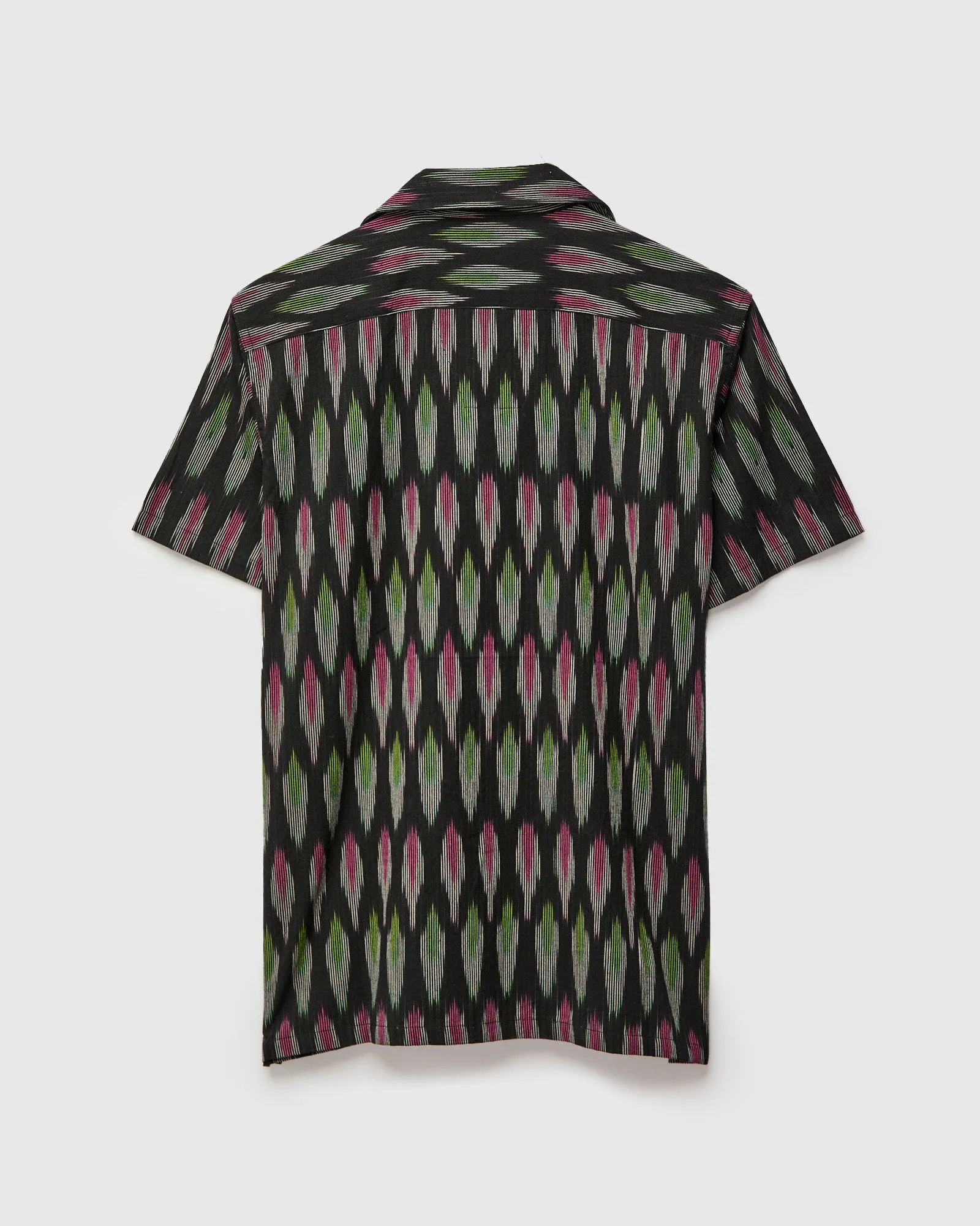 Ikat Vacation Shirt in Black