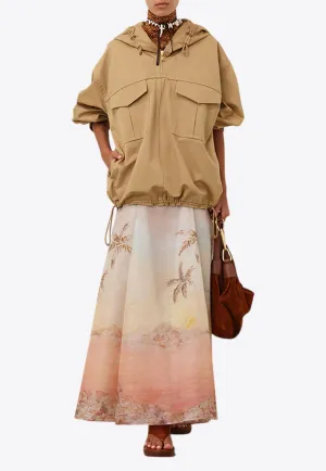 Illuminate Printed Maxi Skirt