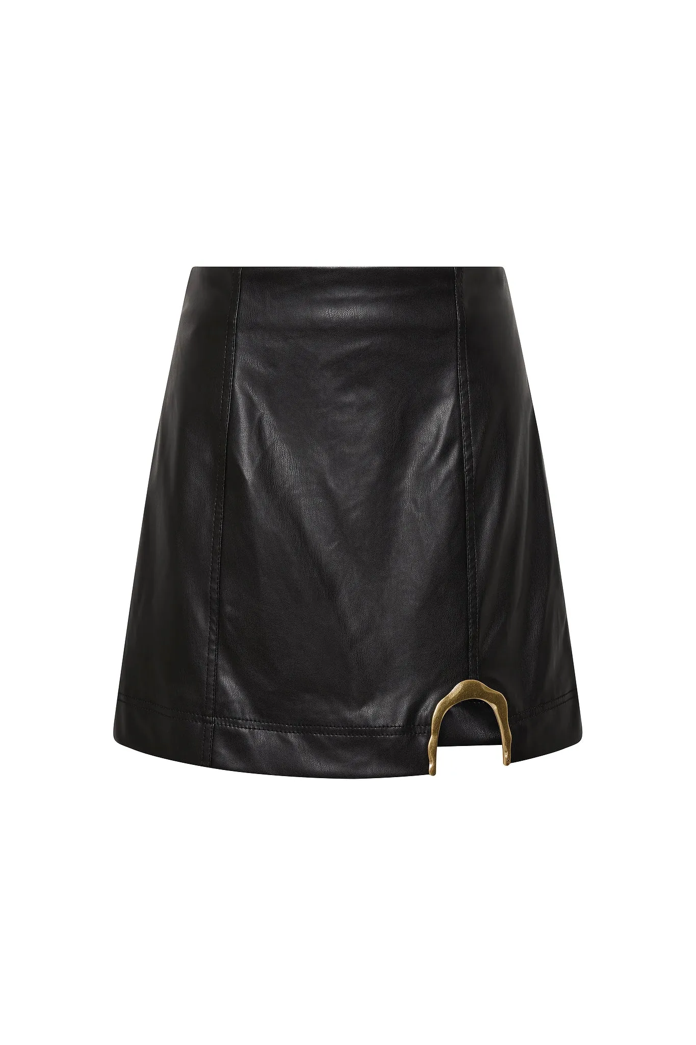 Illusion Hardware Mini Skirt