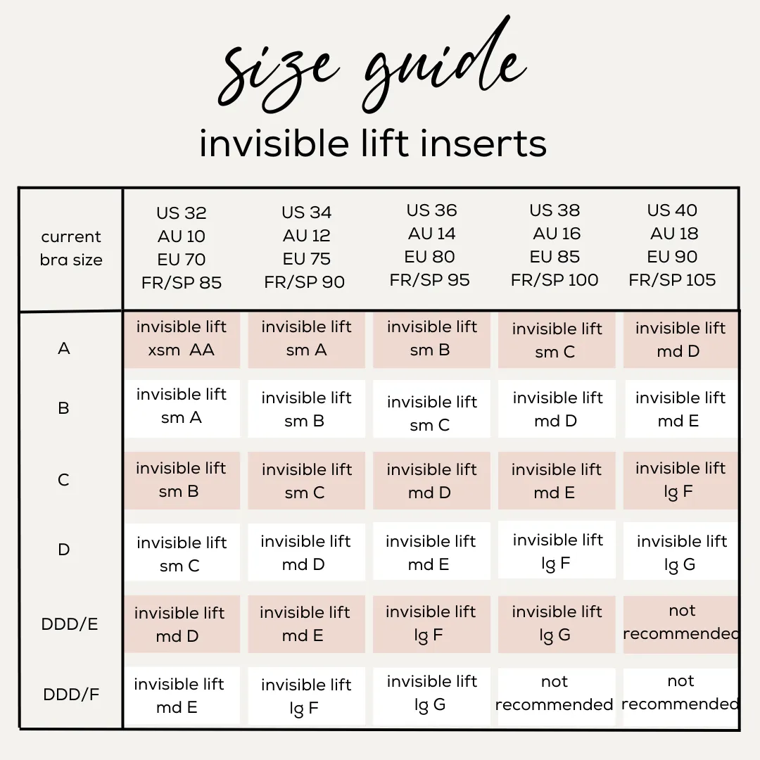 Invisible Lift Inserts
