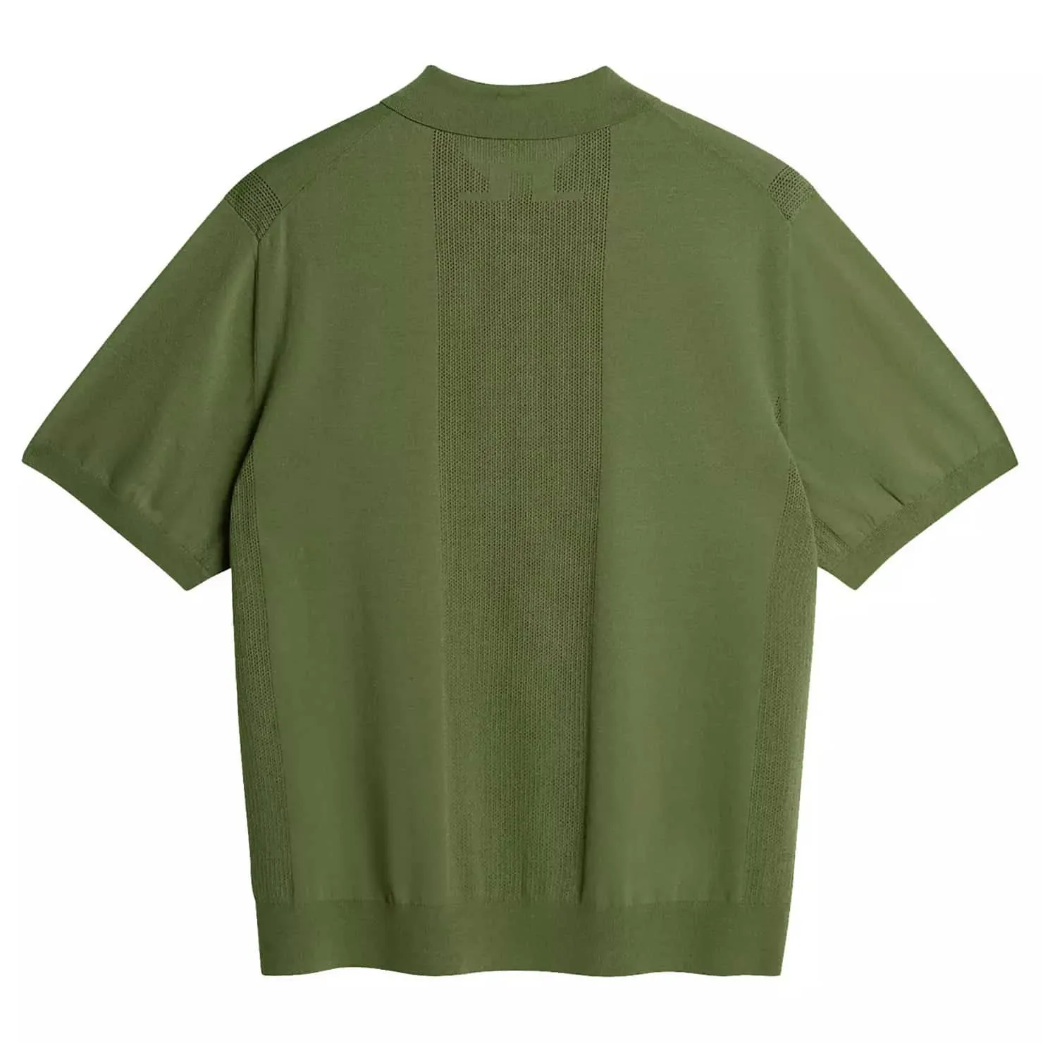 J. LINDEBERG REYMOND SOLID STRIPE KNIT POLO
