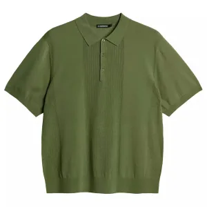 J. LINDEBERG REYMOND SOLID STRIPE KNIT POLO