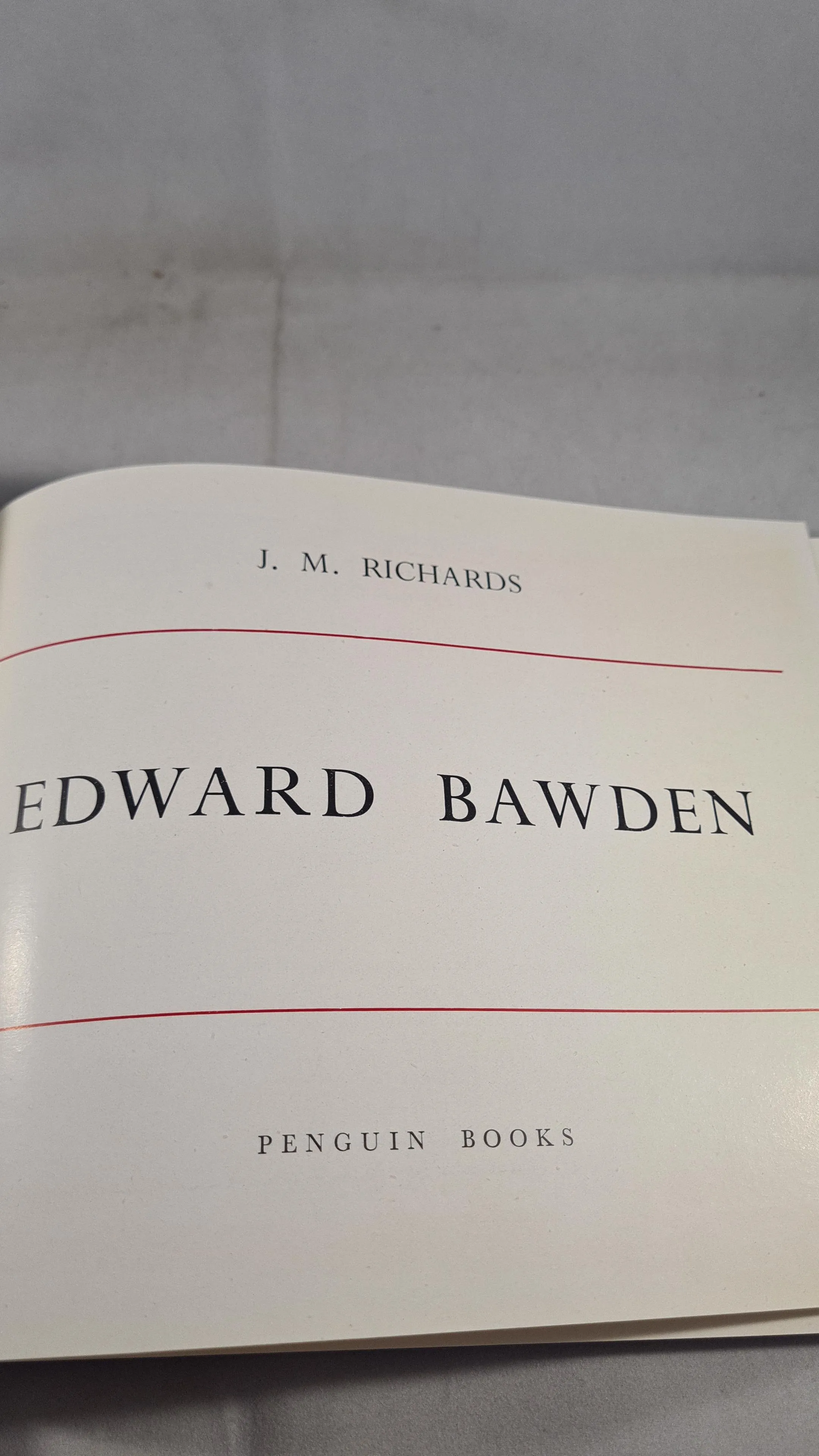 J M Richards - Edward Bawden, Modern Painters, Penguin, 1946, First Edition, Paperbacks
