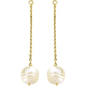 Jackets > Earring > Pearl > Cultured > Freshwater > 9-11mm