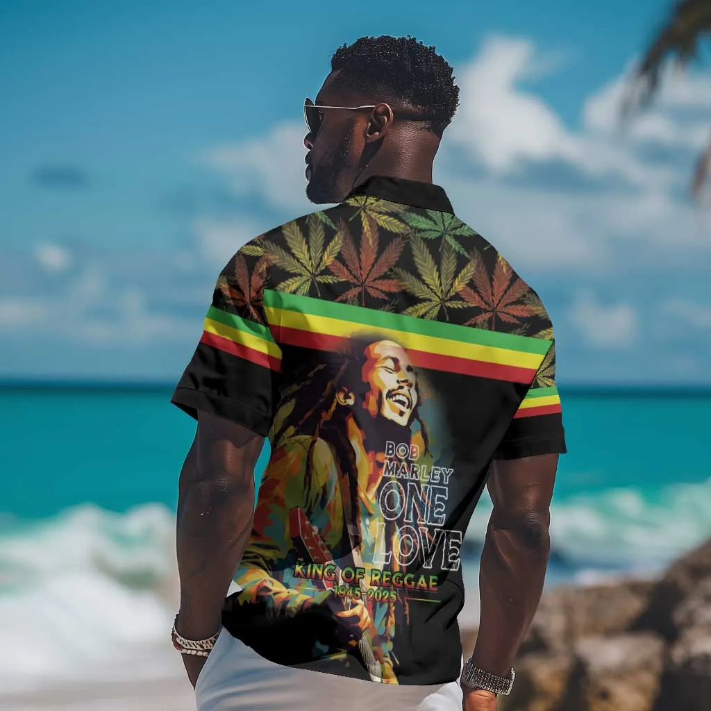 Jamaica Legend Bob Birthday Hawaiian Shirt Thank You For The Memories LT15