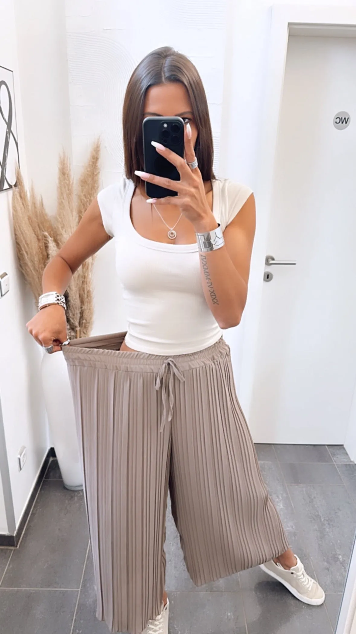 Jane | Leopard Pleated trousers One size