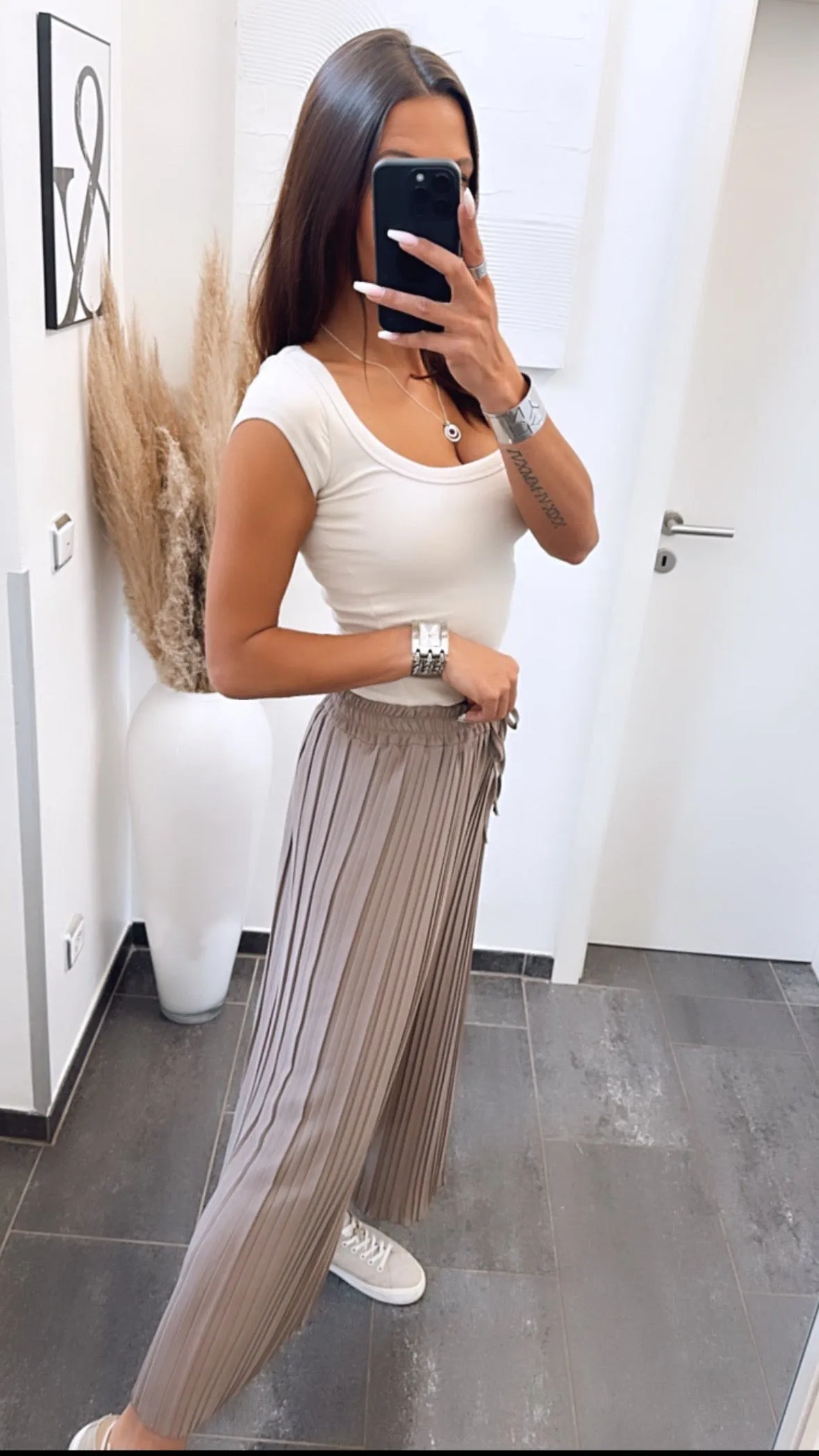 Jane | Leopard Pleated trousers One size