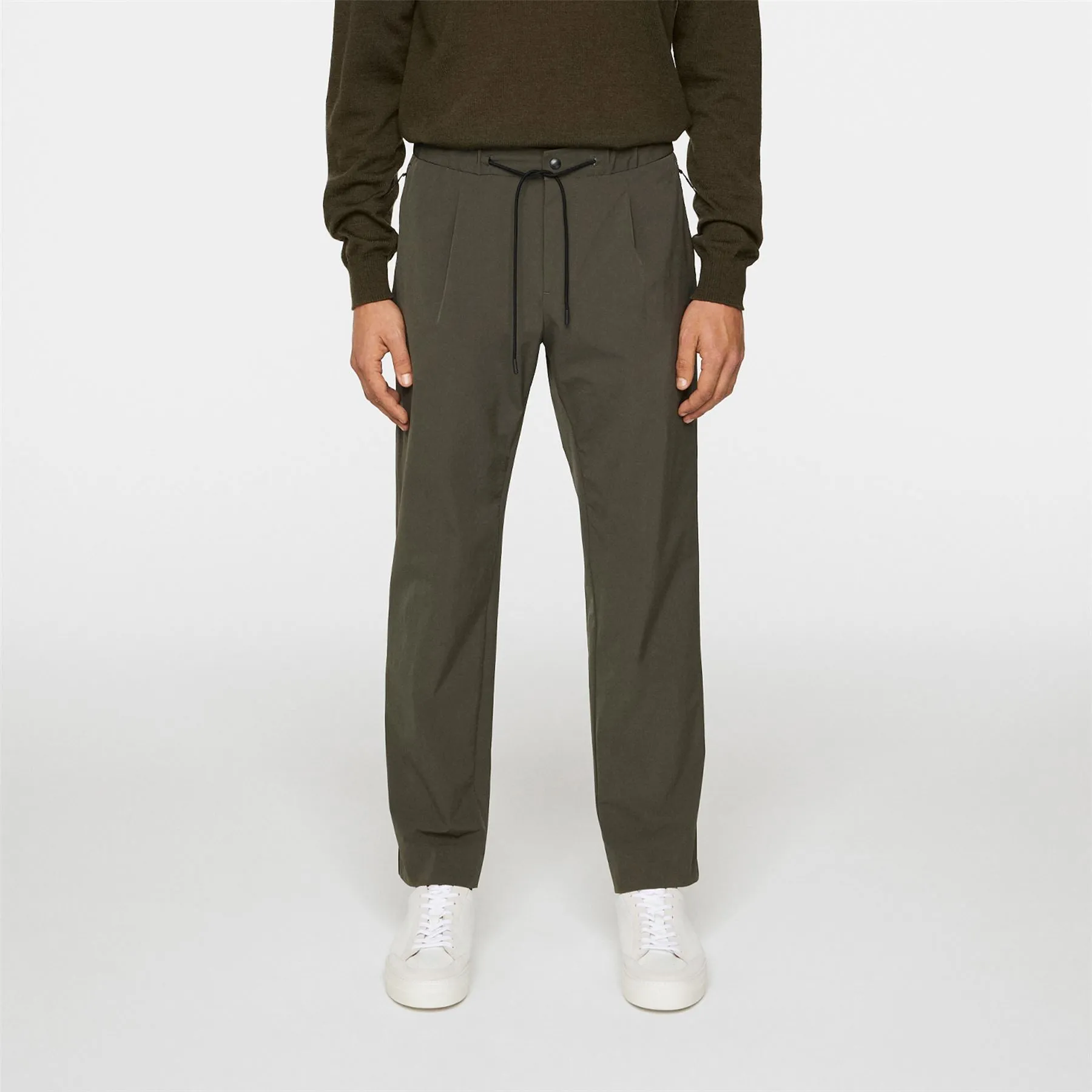 Jin DS Pleated Pants Forest Green