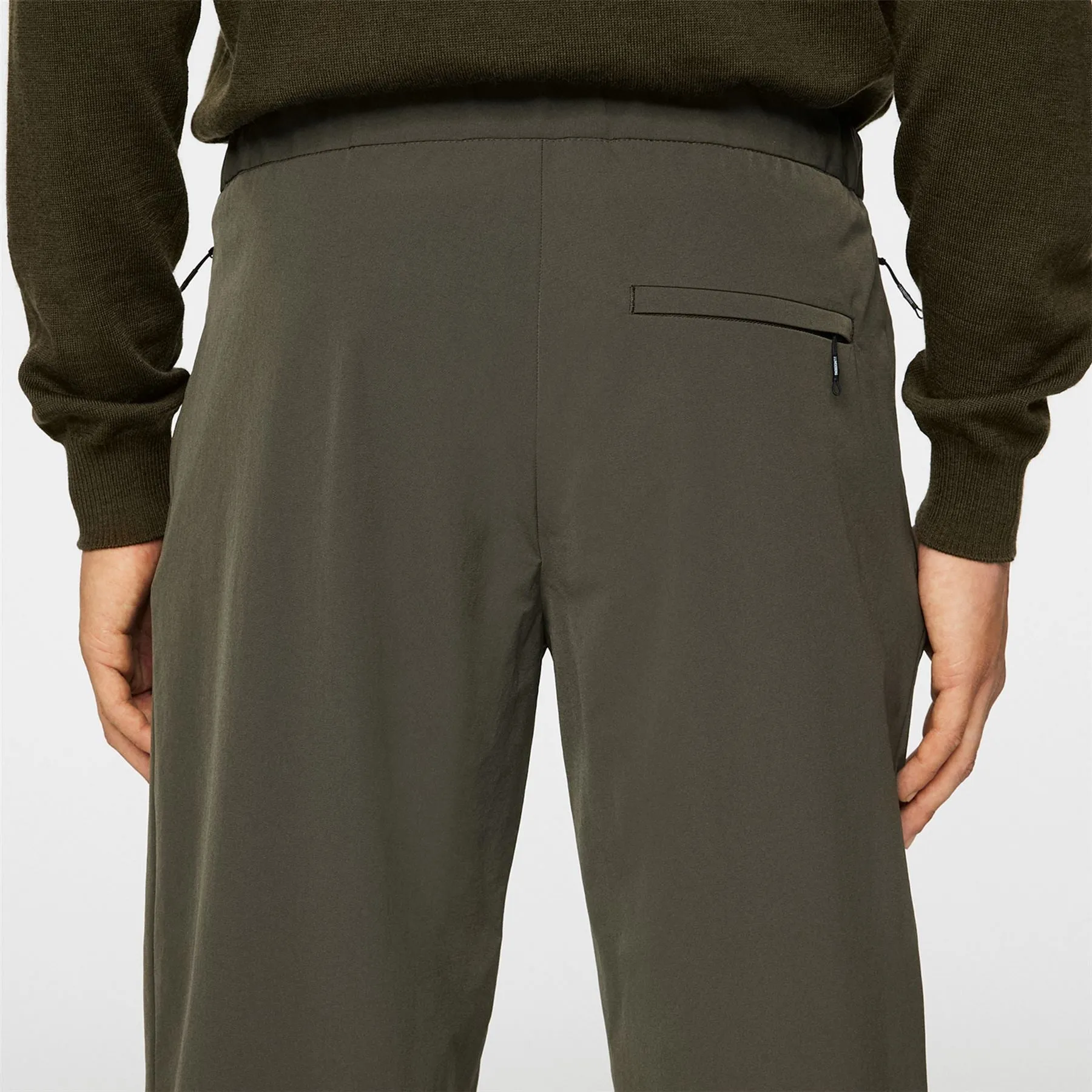 Jin DS Pleated Pants Forest Green