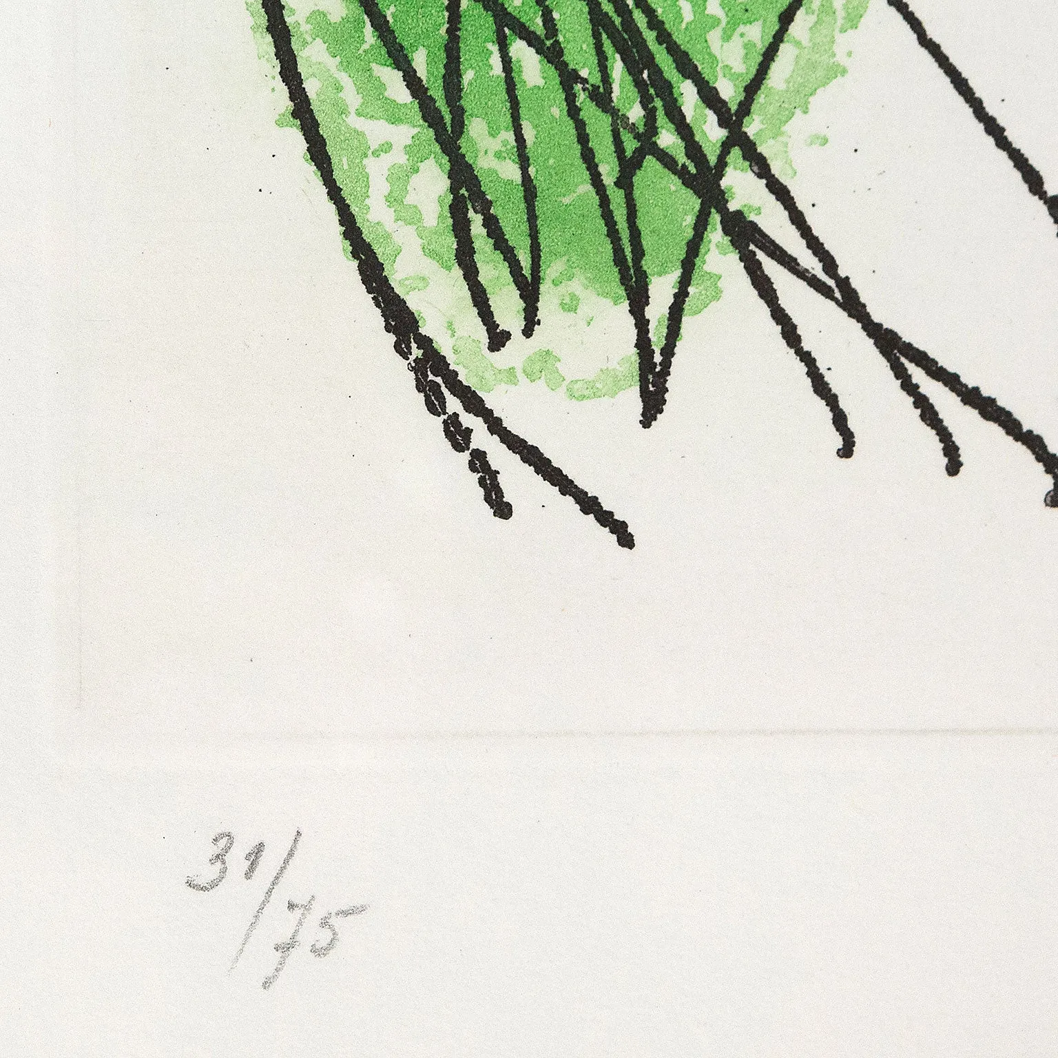 JOAN MIRO "DEMAND D'EMPOLI", ETCHING, 1960
