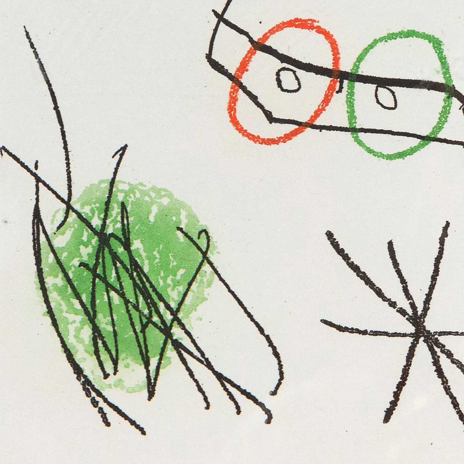 JOAN MIRO "DEMAND D'EMPOLI", ETCHING, 1960