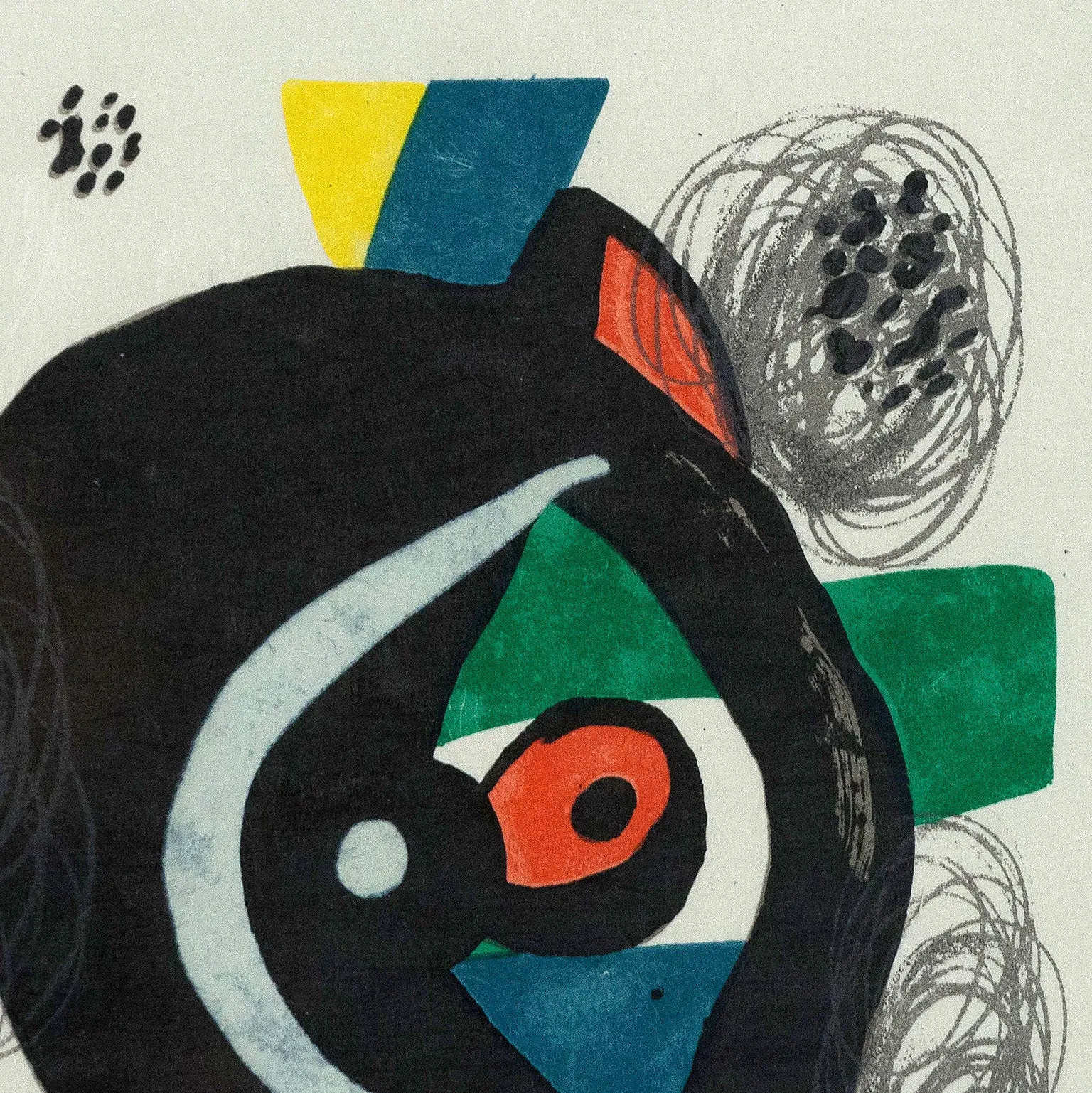 JOAN MIRO "LA MÉLODIE ACIDE 31", 1980