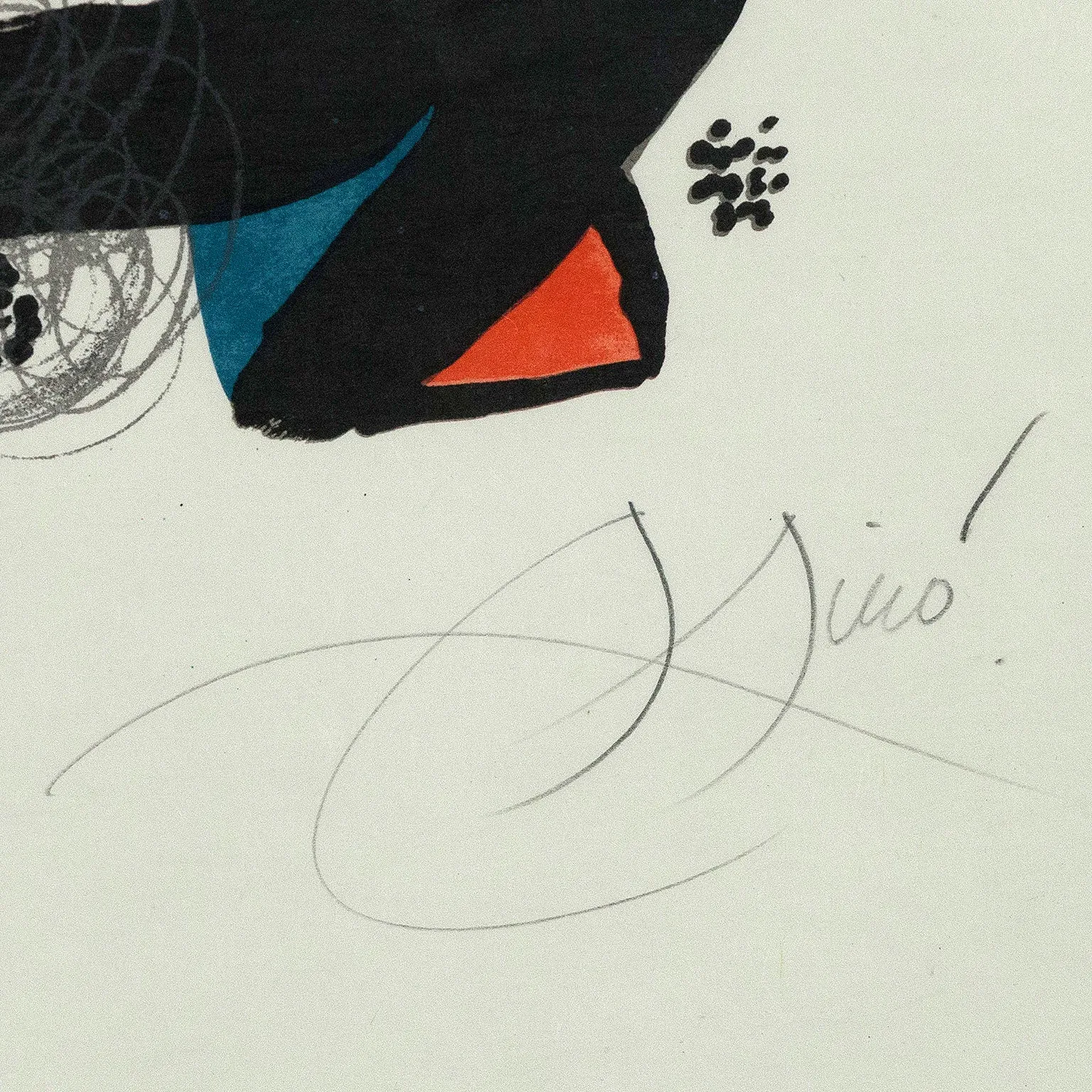 JOAN MIRO "LA MÉLODIE ACIDE 31", 1980