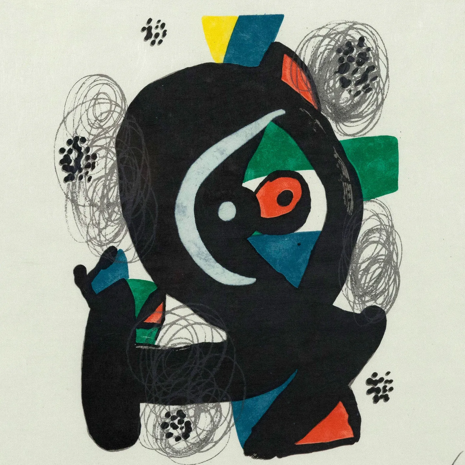 JOAN MIRO "LA MÉLODIE ACIDE 31", 1980