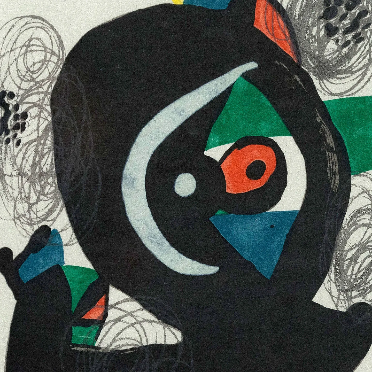 JOAN MIRO "LA MÉLODIE ACIDE 31", 1980