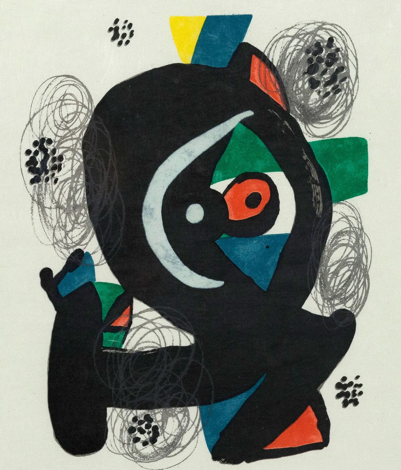 JOAN MIRO "LA MÉLODIE ACIDE 31", 1980