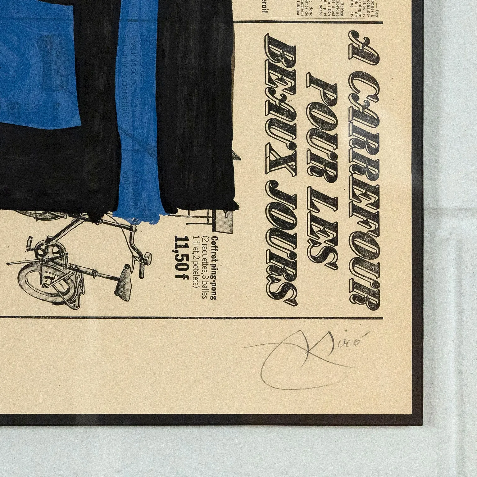 JOAN MIRO "LE JOURNAL" LITHOGRAPH, 1972