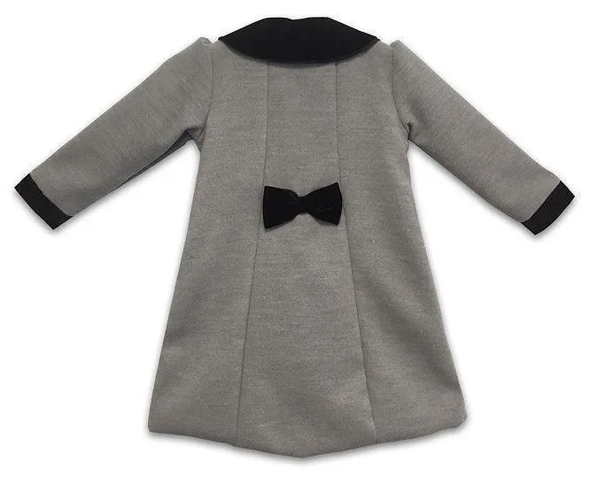 Joe-Ella Grey Fancy Pea Coat
