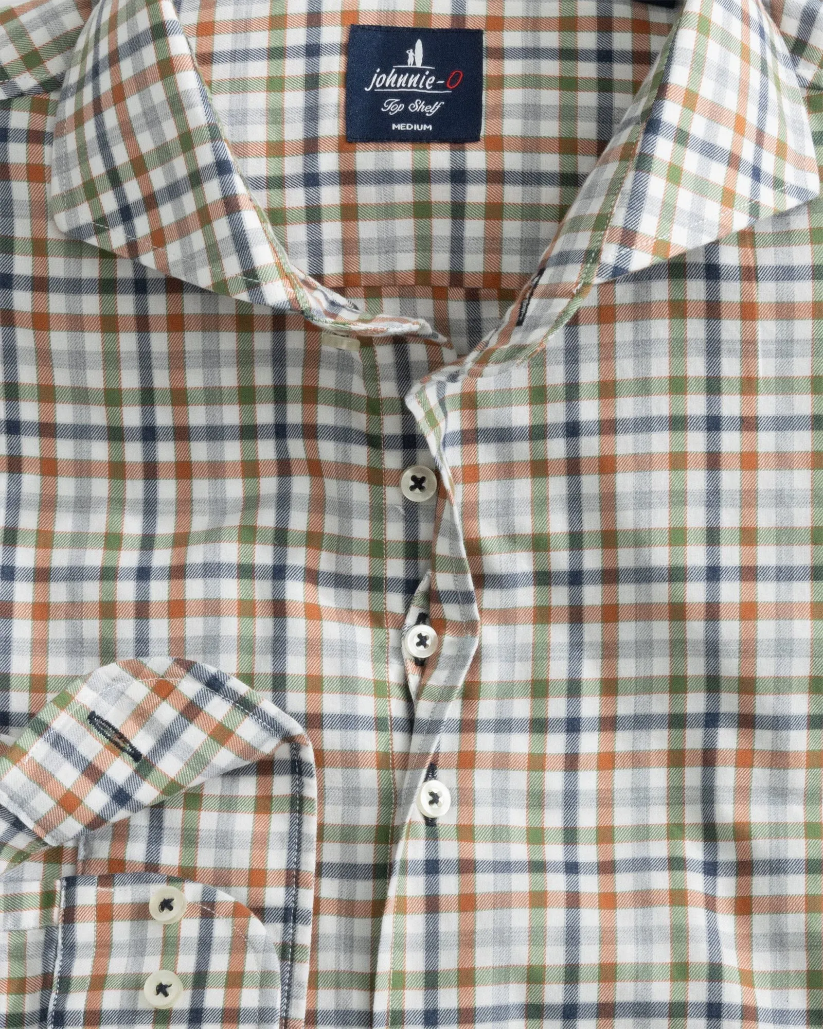 Johnnie O - Top Shelf Button Up Shirt - Guffy - Pumpkin
