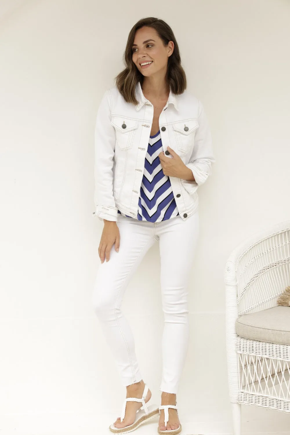 JOSIE TOP - STRIPE