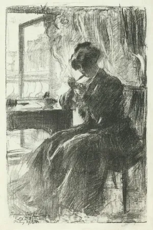 Julie de Belleroche at the Burlington Hotel, Dover