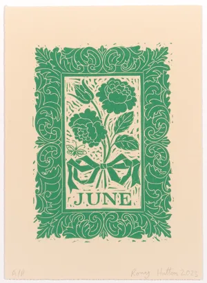 June, from Months of the Year, Green