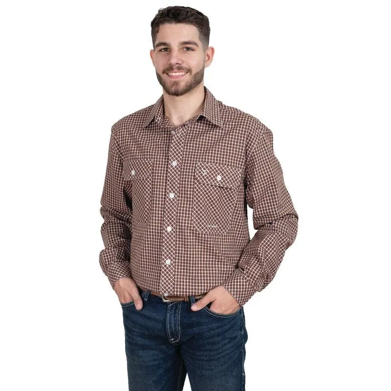 Just Country Shirt Mens Austin Full Button