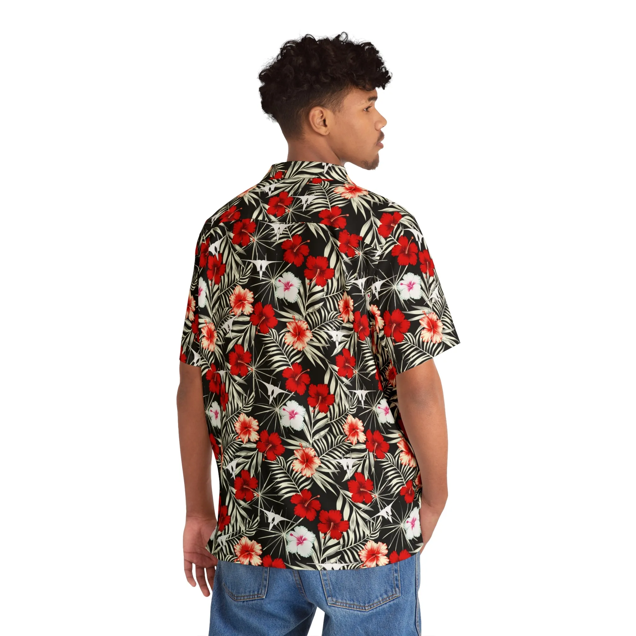 JUST THE JET 131st Fighter Squadron Men's Hawaiian Shirt TDY FOR ORDERS!