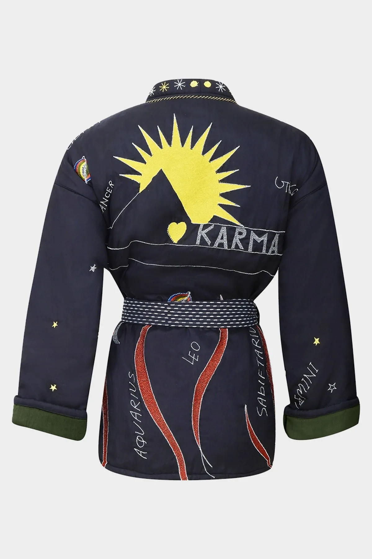 Karma Silk Kimono in Black