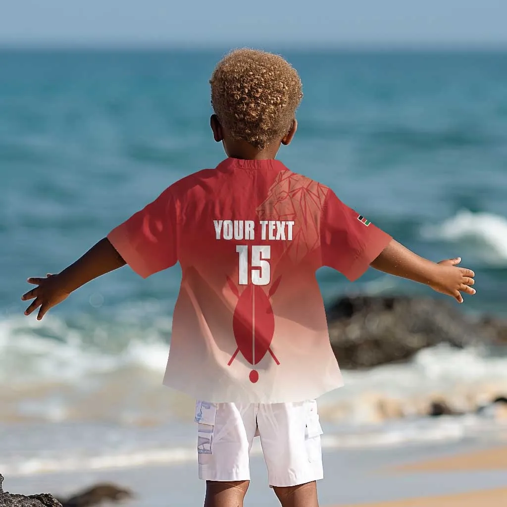 Kenya Football Custom Kid Hawaiian Shirt Go Harambee Stars Go LT15