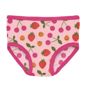 Kickee Pants Lotus Berries Print Girl's Underwear