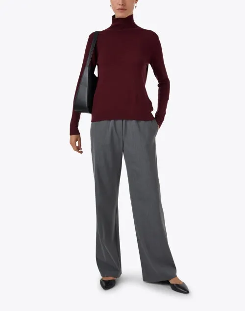 Kiku Burgundy Knit Top