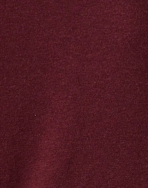 Kiku Burgundy Knit Top