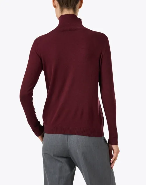 Kiku Burgundy Knit Top