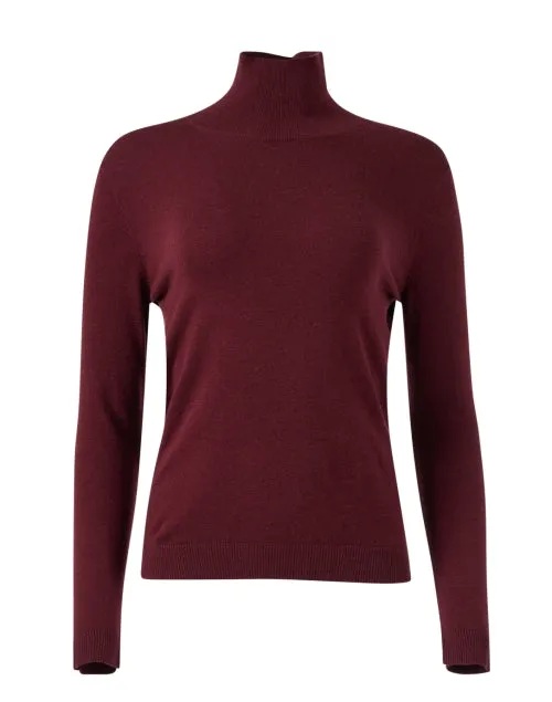 Kiku Burgundy Knit Top