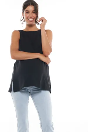 Kindred Nursing Top - Black