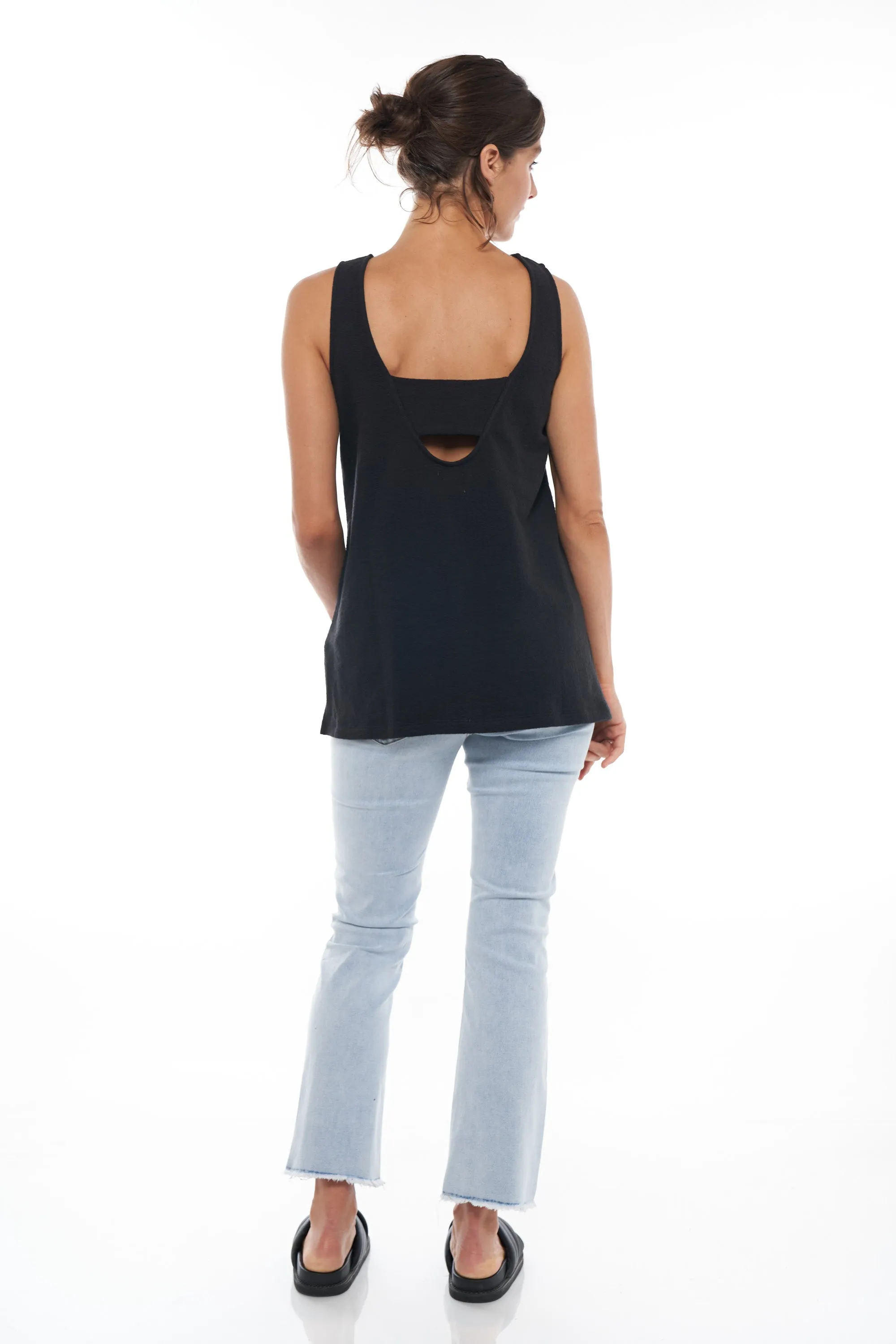 Kindred Nursing Top - Black